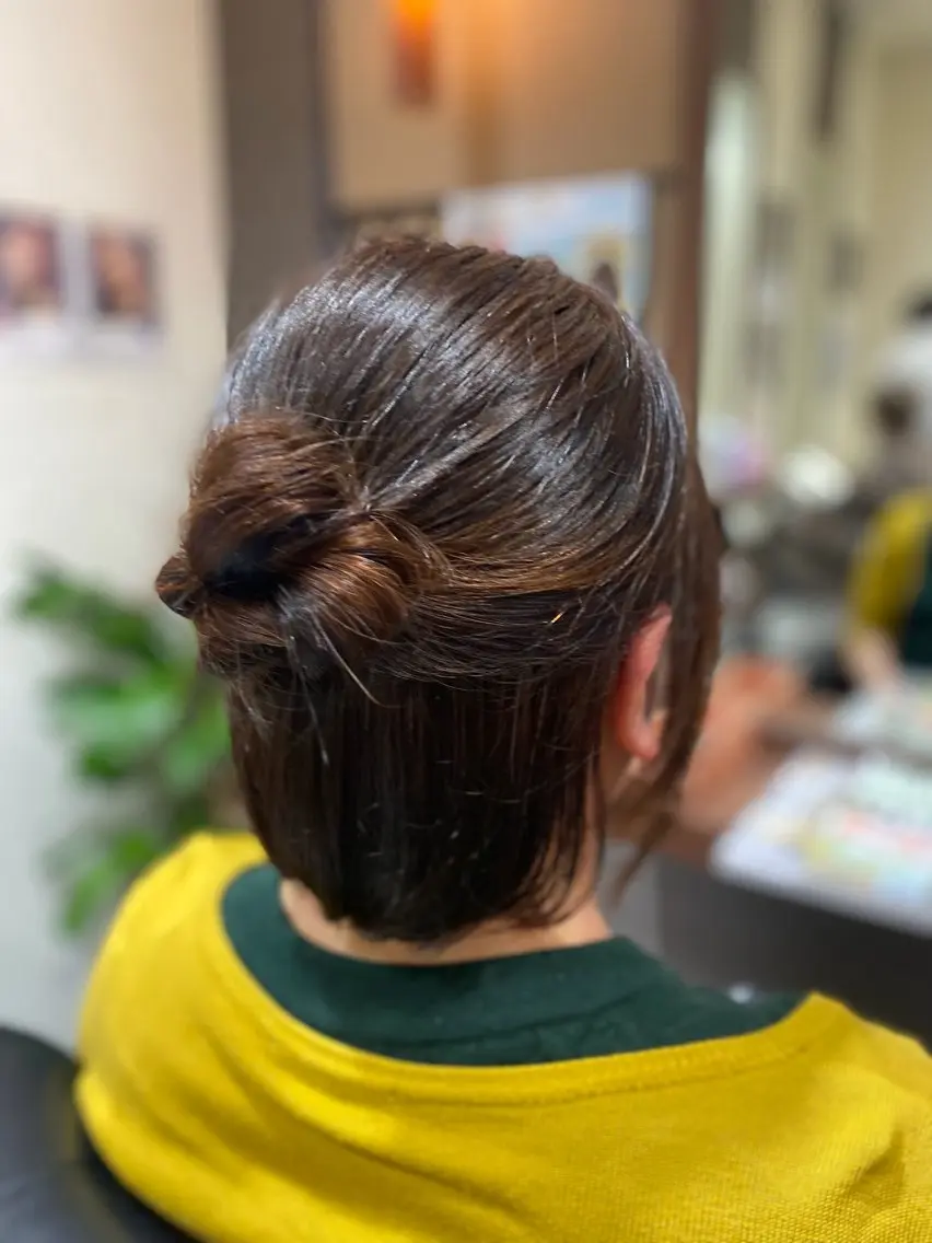 ロング カラー ボブ ロング カット ヘアカラー トリートメント Aphrodite 横手 亜紀のヘアスタイル