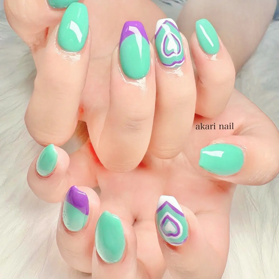 ネイル ハンドネイル AKARI nail💅のネイルデザイン