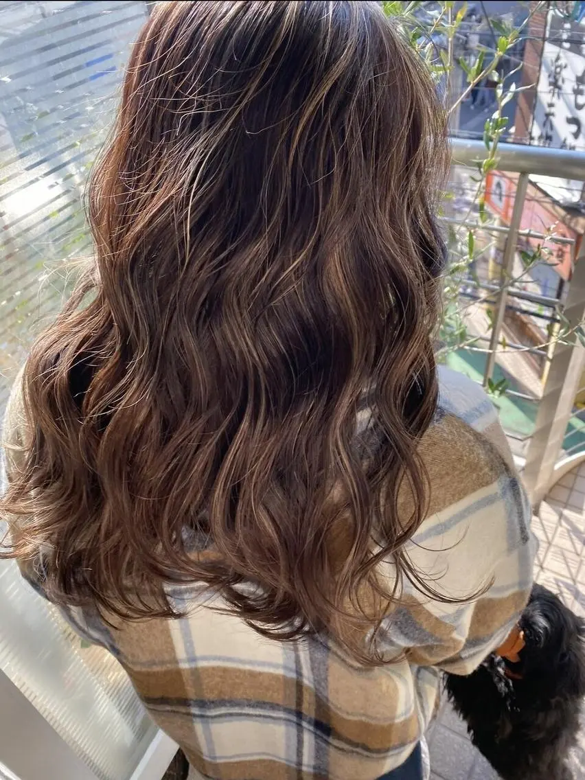 🌾ハイライト🌾カラー+トリートメントの写真