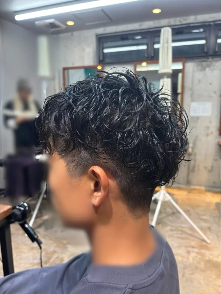 パーマ メンズ TSUBASA 🪽のヘアスタイル