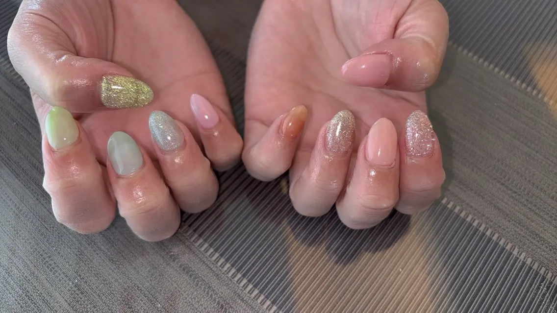 ネイル フラッシュネイル ハンドネイル coco nailのネイルデザイン