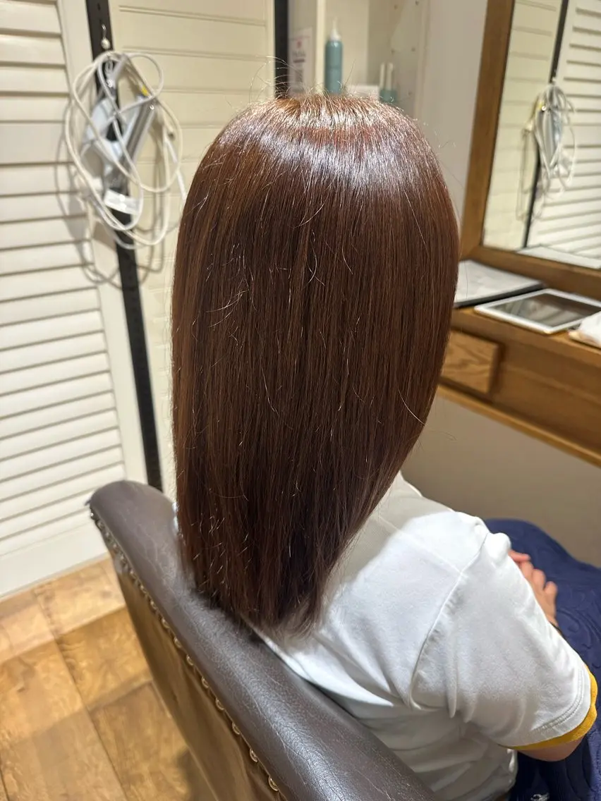 カラー ブラウンカラー 髙橋 李月のヘアスタイル