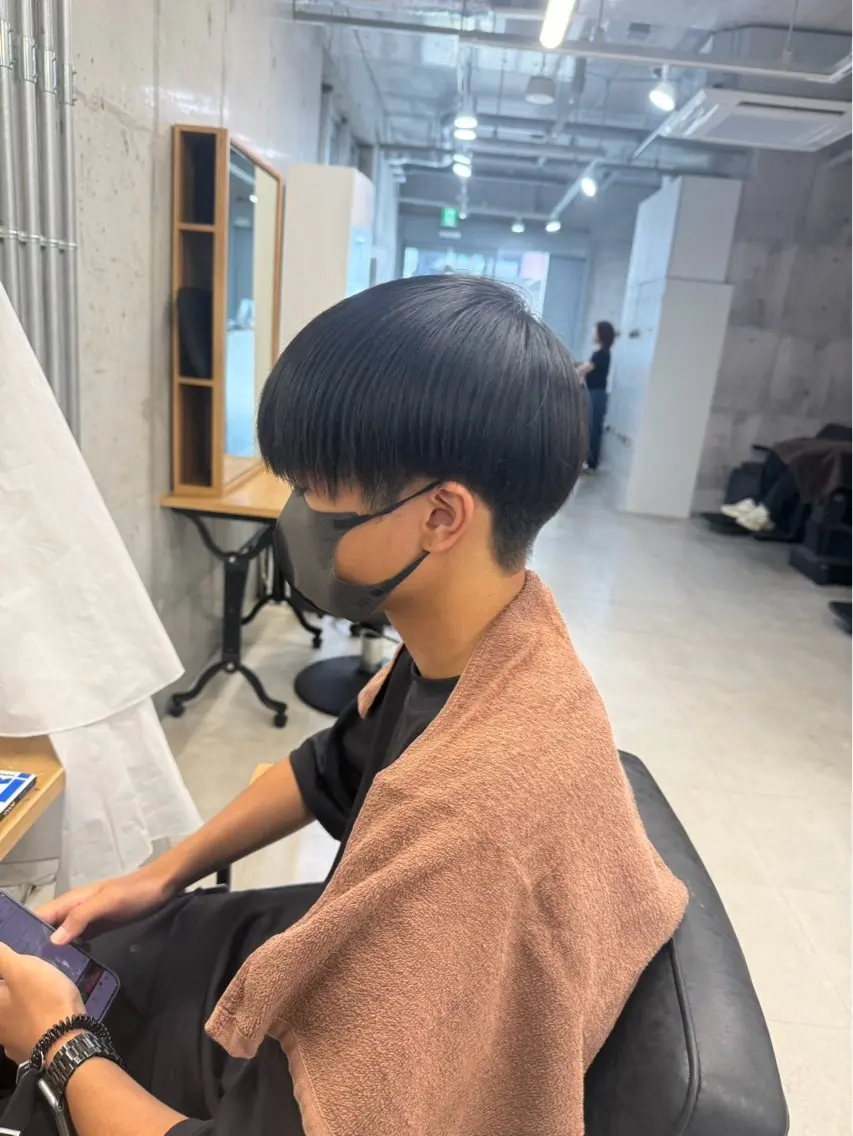 ミディアム 桝谷 琉亜のヘアスタイル