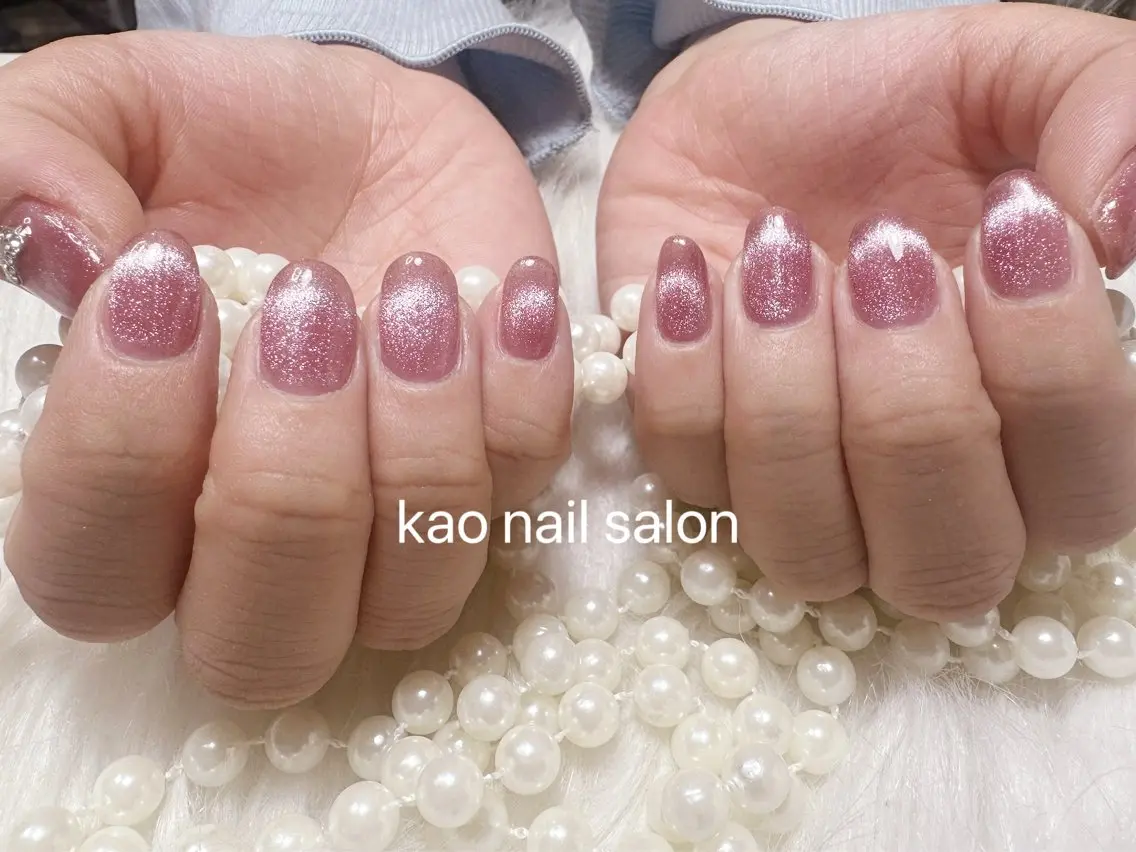 ネイル ハンドネイル kao nail マグネット/長さだしのネイルデザイン