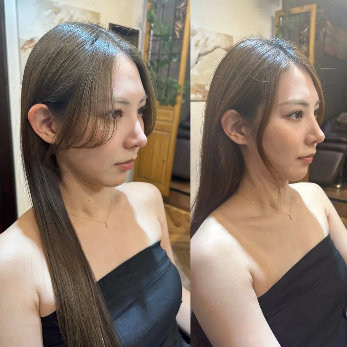ロング カット ヘアカラー トリートメント 伏田 遼馬のヘアスタイル