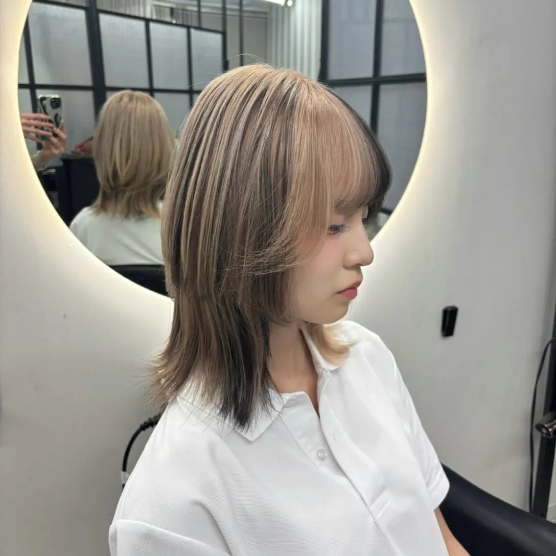 ミディアム カラー ヘアカラー Ren. 🦋デザインカラーのヘアスタイル