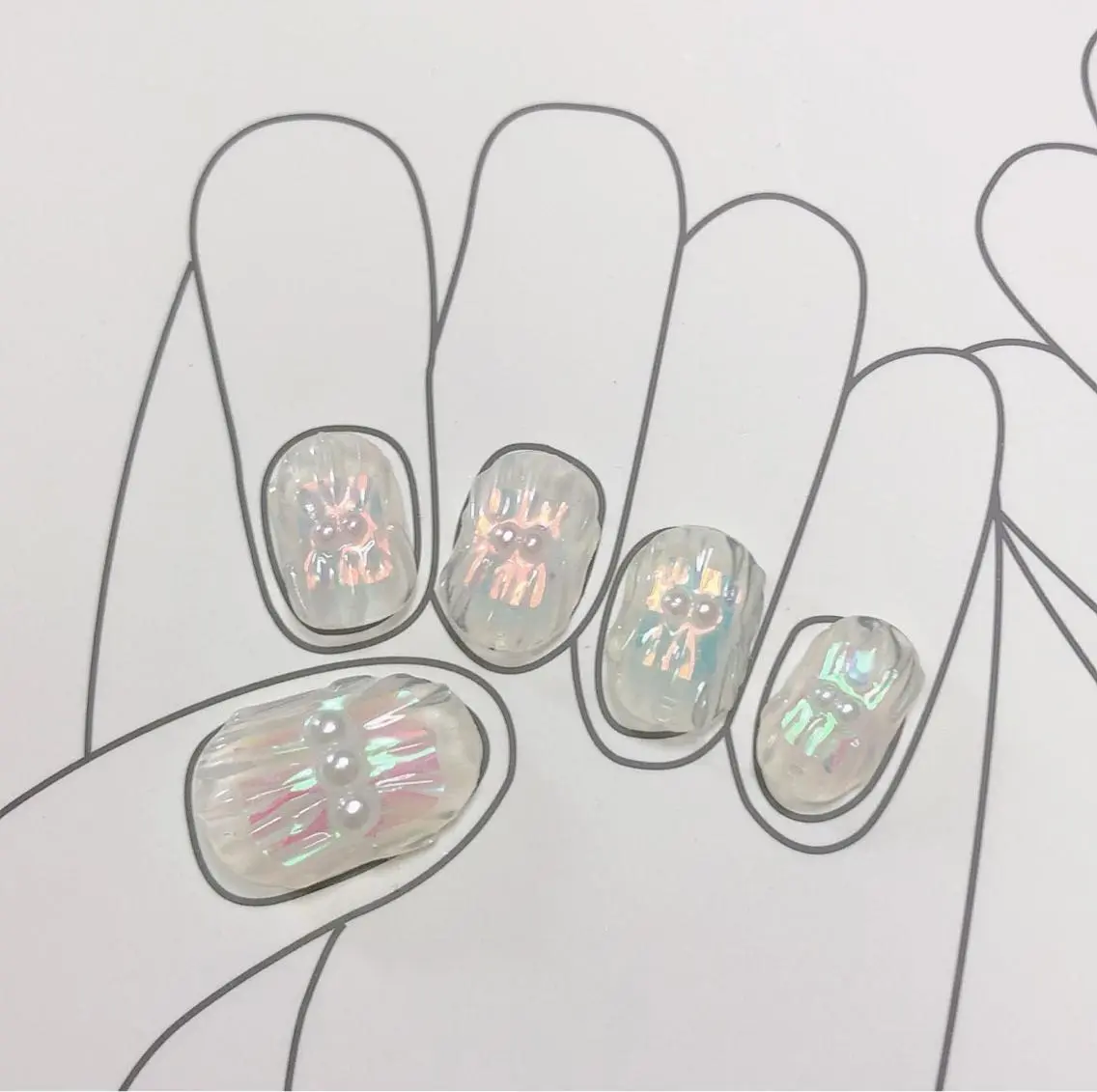 ネイル mano nella manoのネイルデザイン