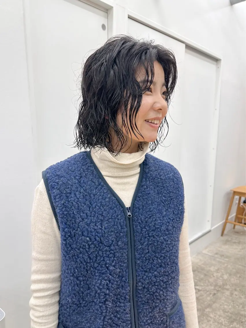 🏷️カット+トリートメントパーマ+トリートメント🏷️の写真