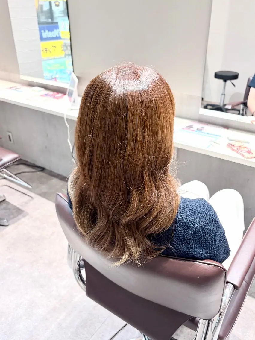カラー ベージュカラー ブラウンカラー ブラウンベージュ ヘアカラー 楠原 彩加のヘアスタイル
