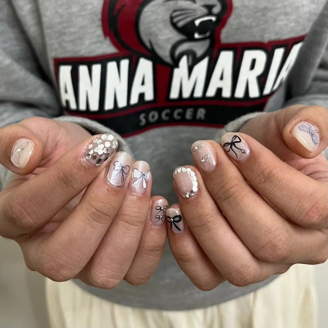 ネイル グリーン ハンドネイル vegh. nail/阿波座のネイルデザイン