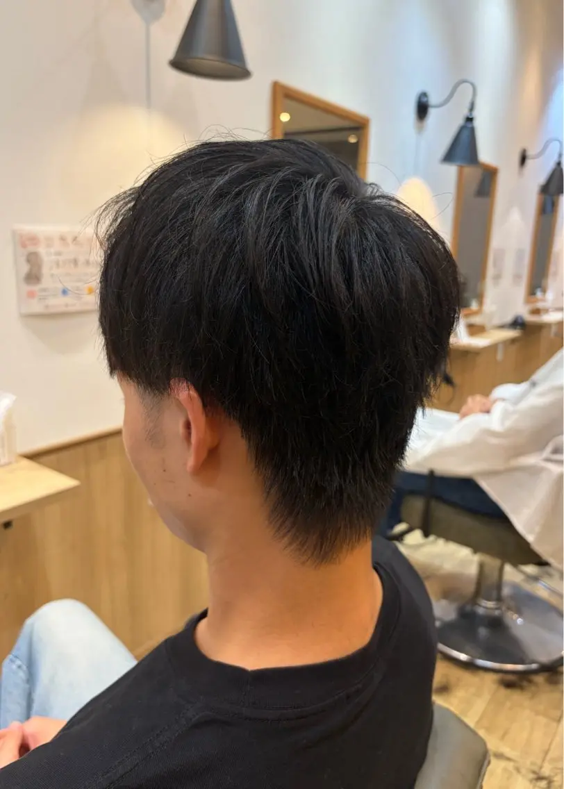 ミディアム メンズ 山田 響也のヘアスタイル