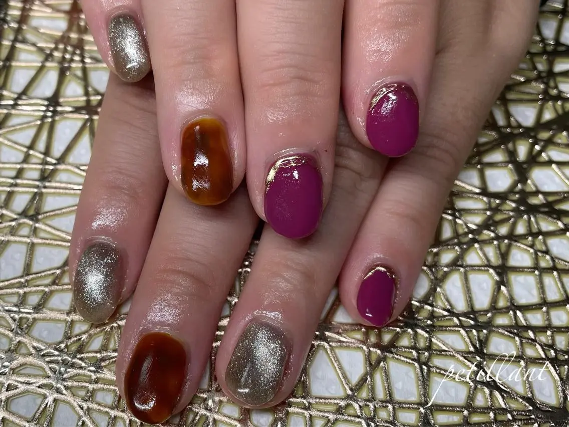 ネイル アートネイル nail salon petillantのネイルデザイン