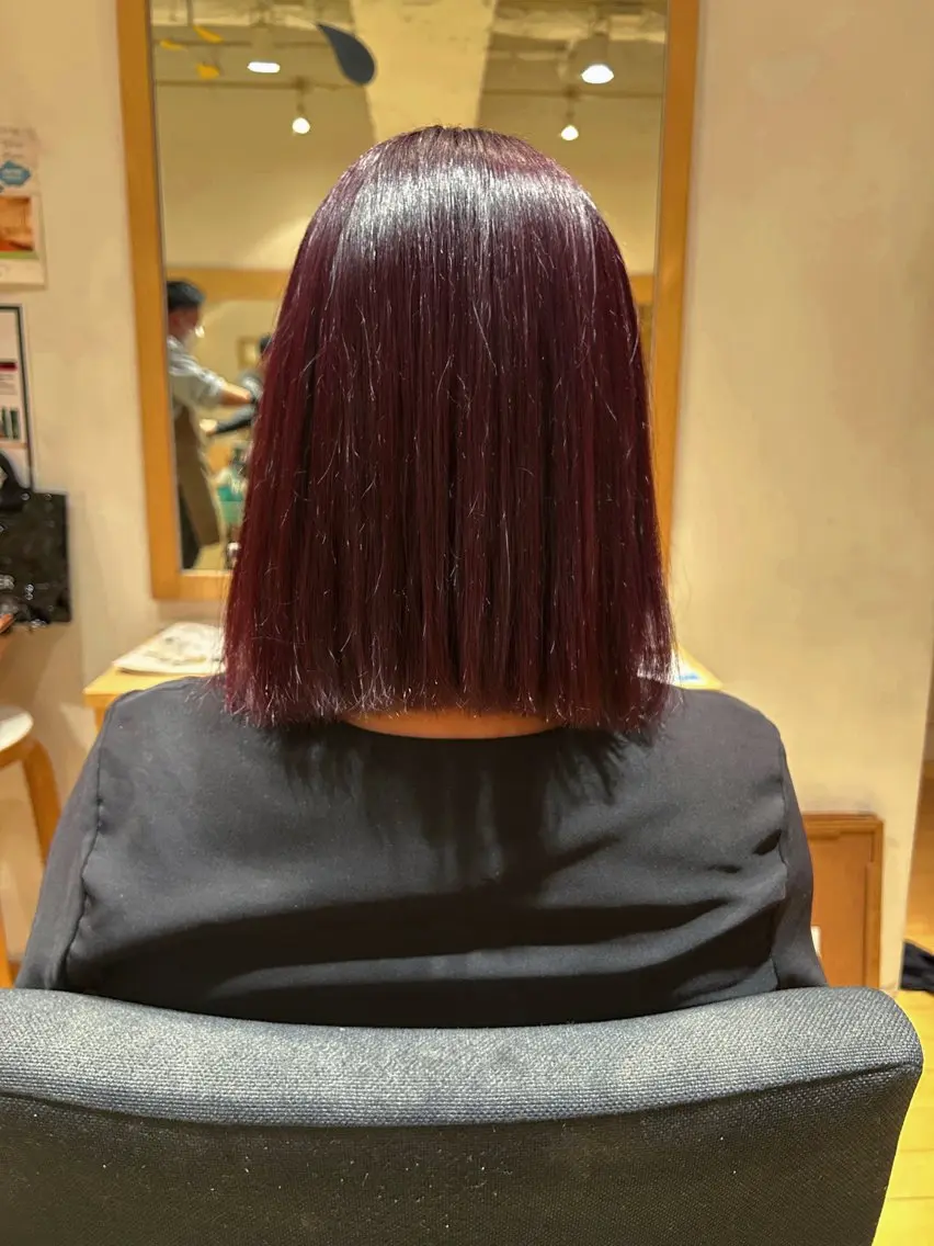 カラー 大窪 菜月のヘアスタイル