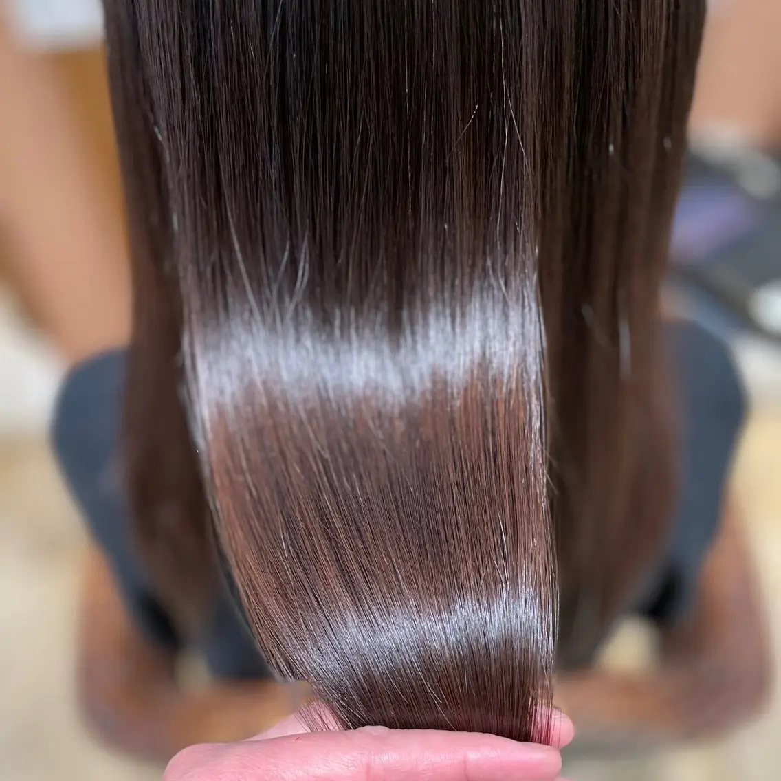 ロング 髪質改善縮毛矯正 美容師✂️山崎竜二のヘアスタイル