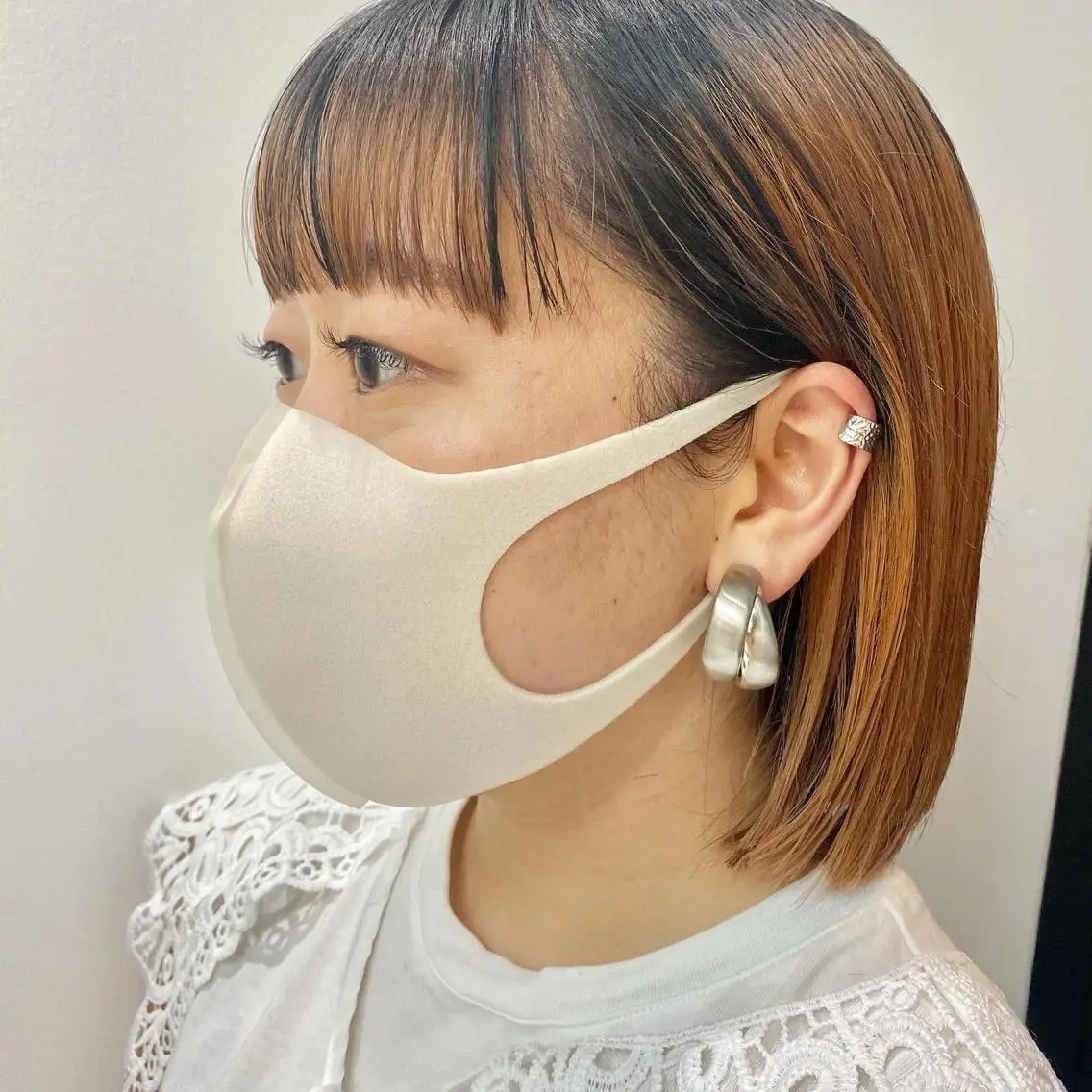 ショート カラー ヒラノホナミ 🫧透ける艶髪🫧のヘアスタイル