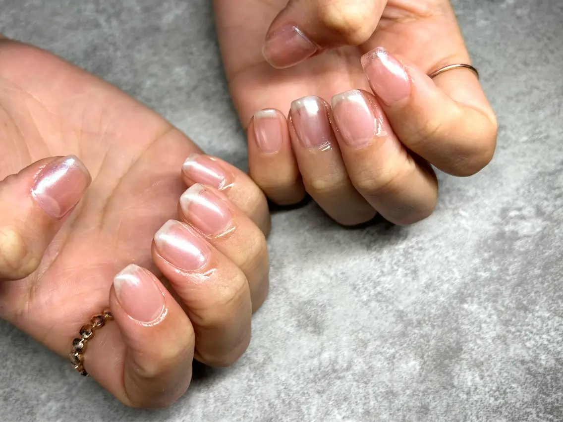ネイル クリアネイル ハンドネイル L' eclatのネイルデザイン