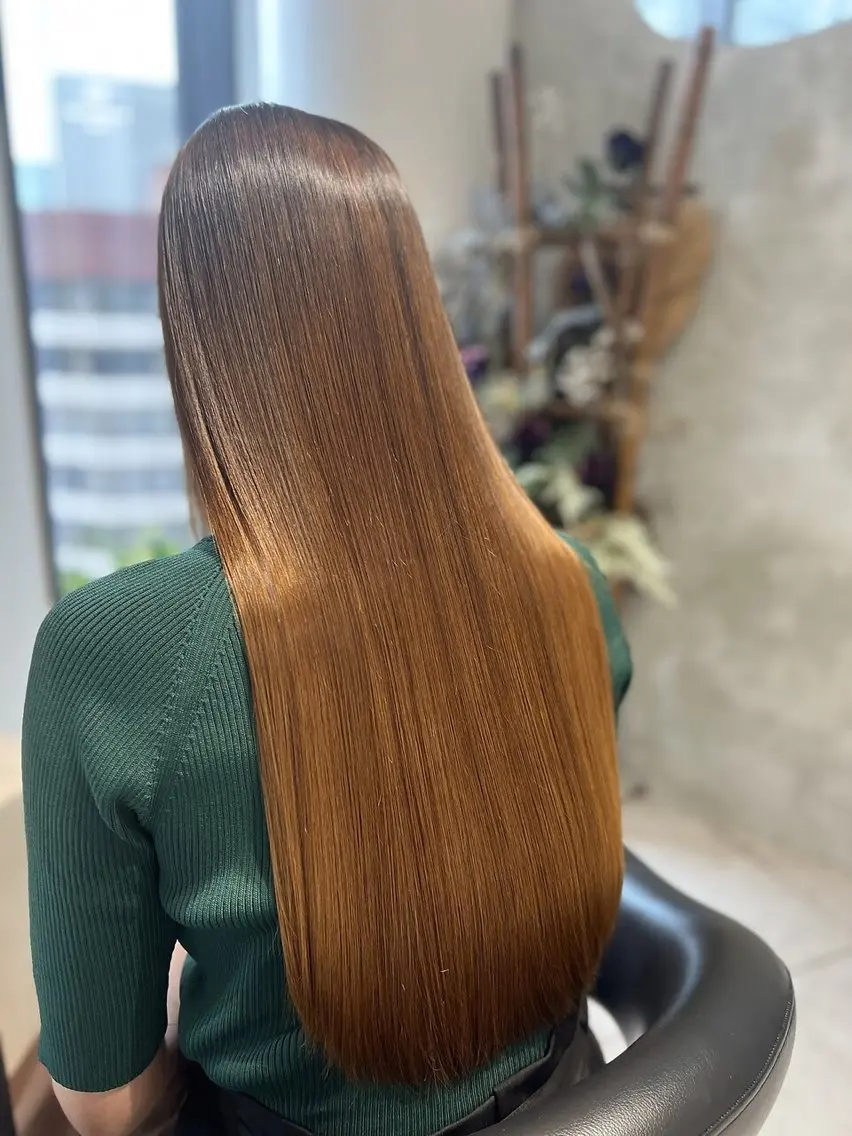 ロング 縮毛矯正 トリートメント 美髪矯正🫧艶髪特化 🫧関口太郎のヘアスタイル