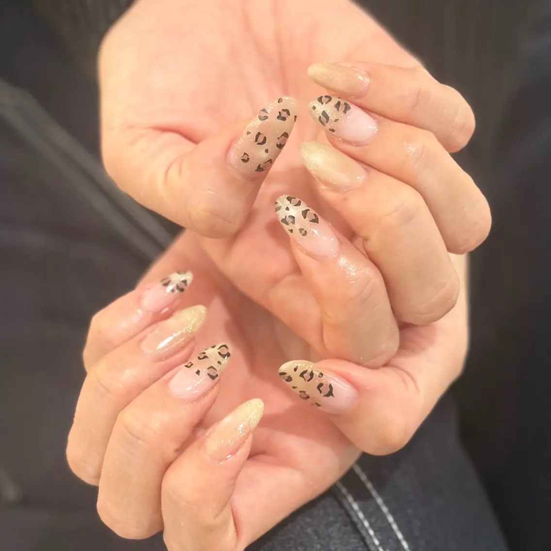 ネイル アニマル柄 ハンドネイル ちゃ～み～nail ひよりのネイルデザイン