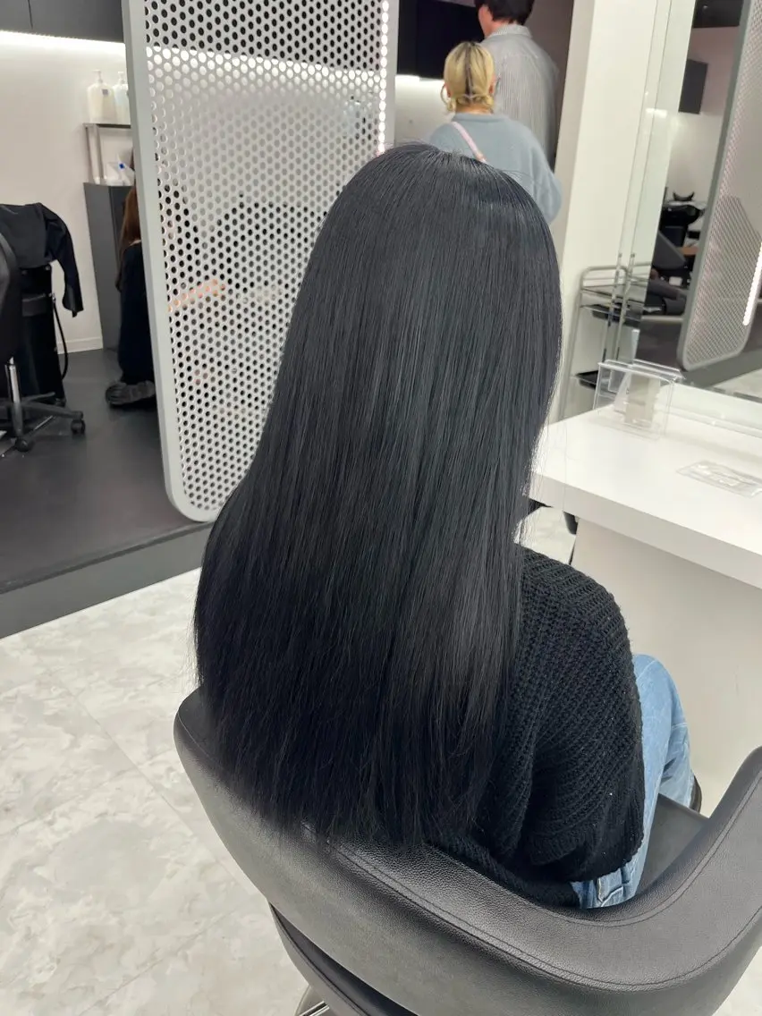 ロング カラー 黒髪 💖トレンド春夏 カラー💖FUTAのヘアスタイル