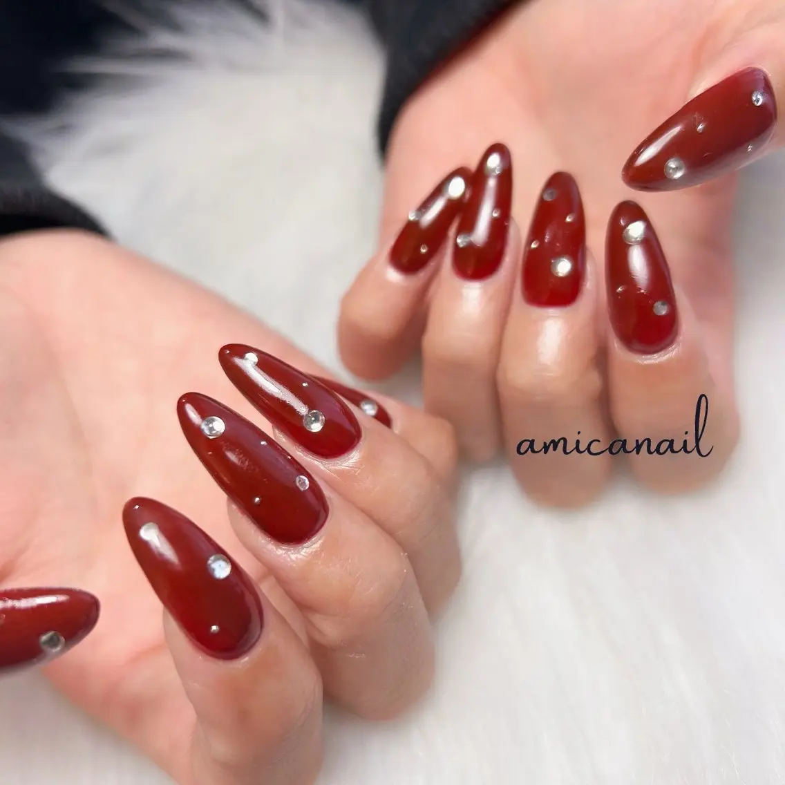 ネイル ロングネイル ハンドネイル _amica nail_のネイルデザイン