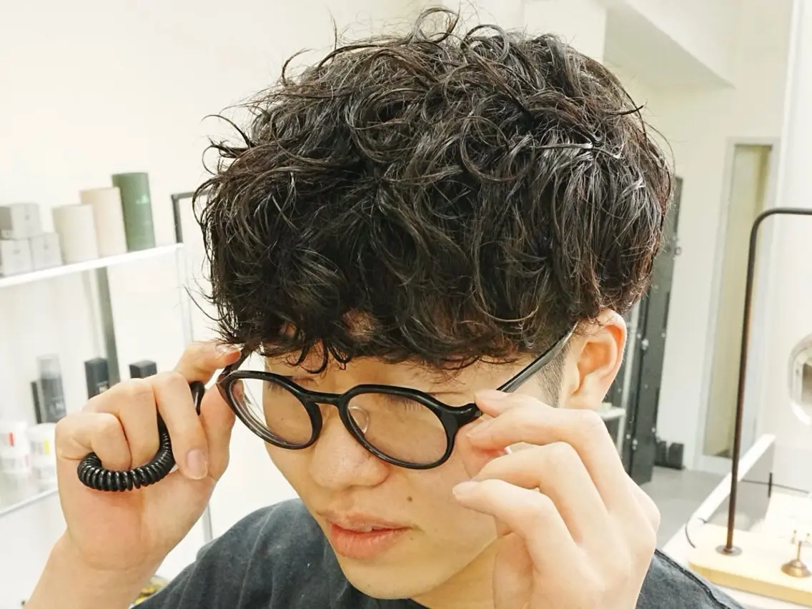 ミディアム パーマ BRYD  東京 細谷のヘアスタイル