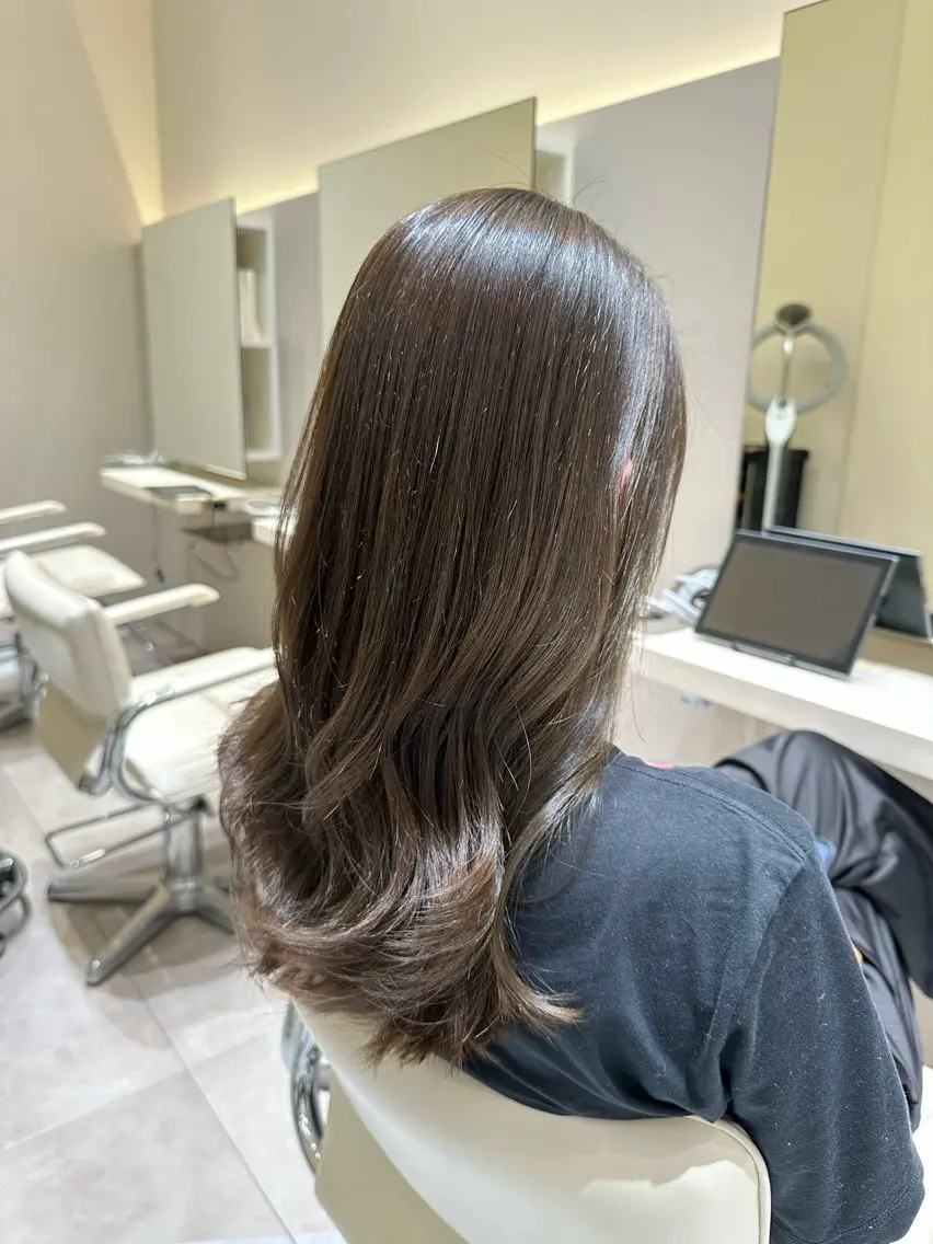 カラー ヘアカラー トリートメント 兵頭 稀星のヘアスタイル