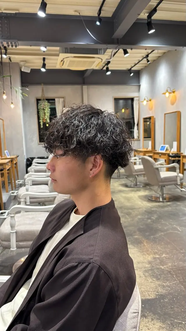 パーマ カット パーマ 土屋 風雅のヘアスタイル