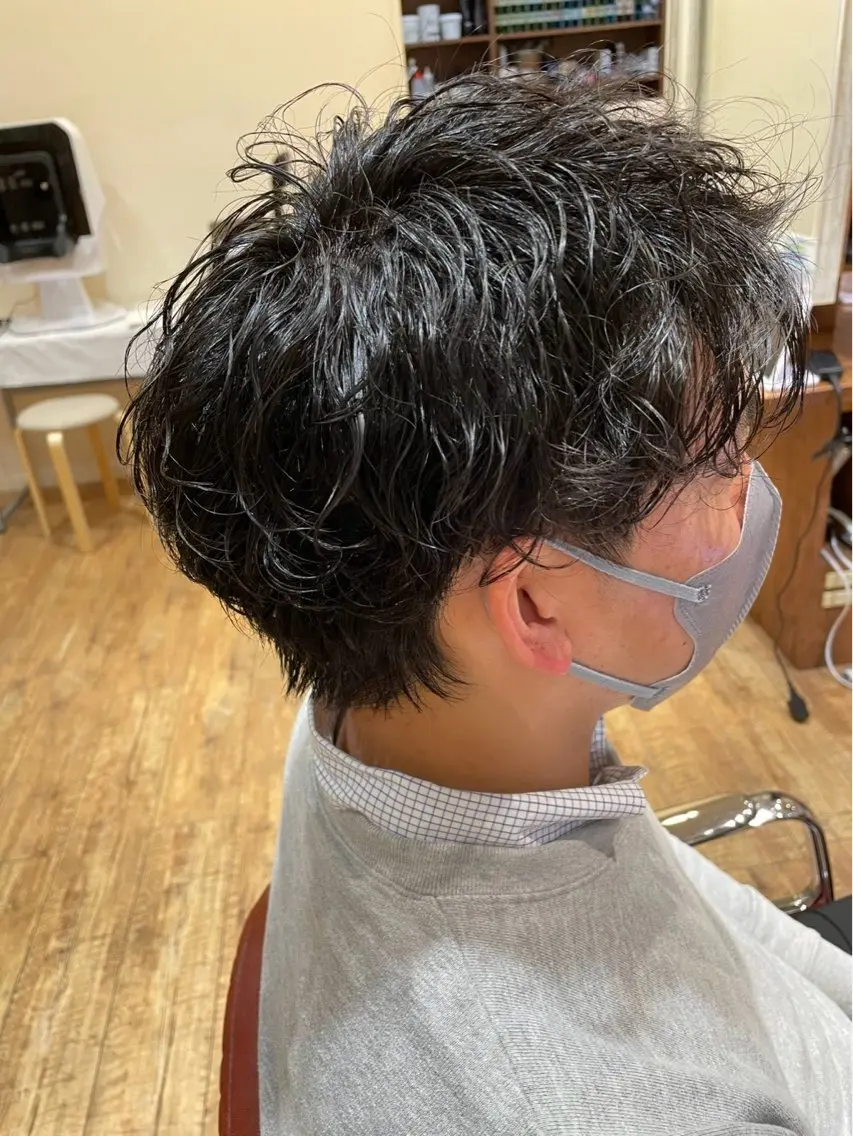 パーマ メンズ メンズパーマ ニュアンスパーマ カット パーマ 《メンズ垢抜け》 marinaのヘアスタイル