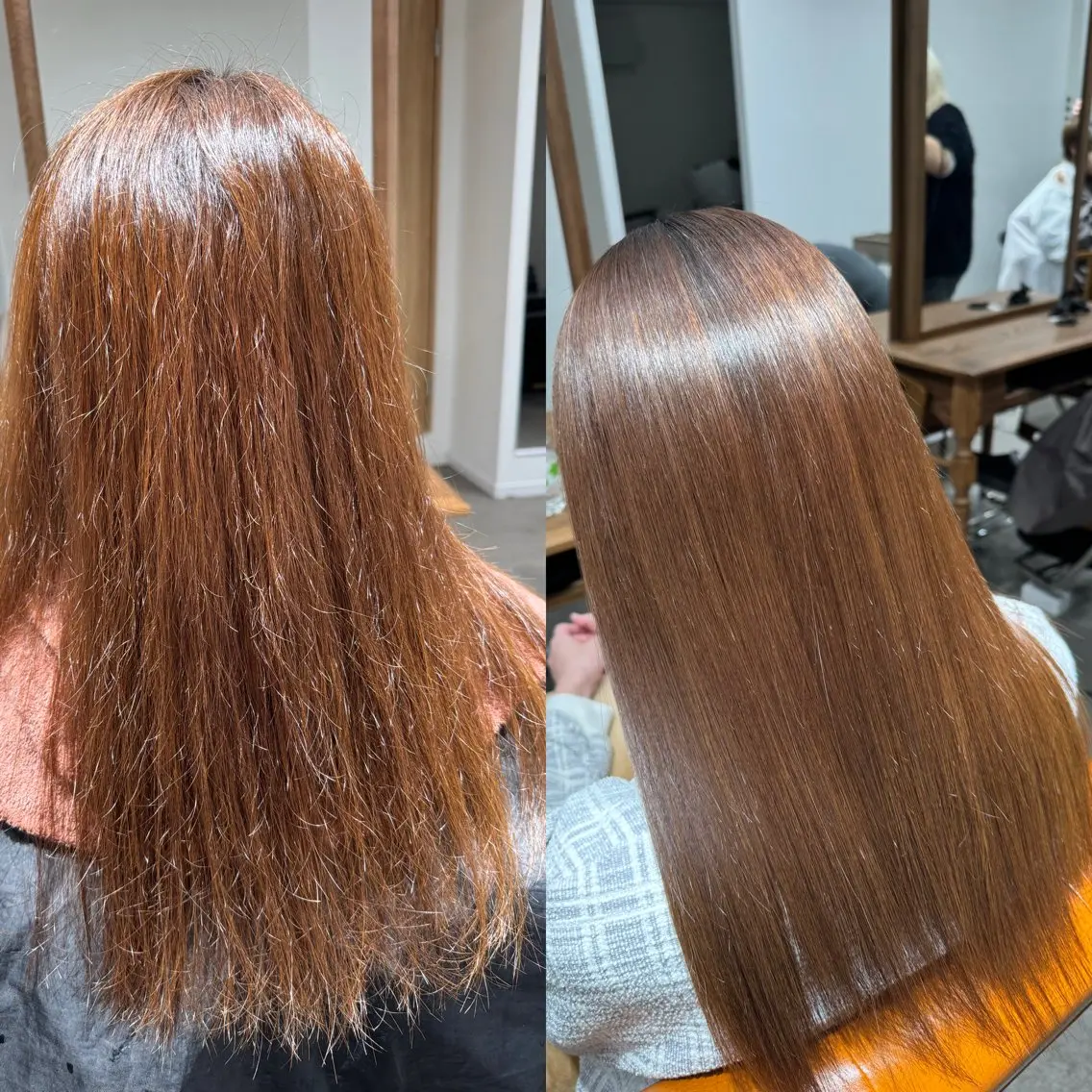 ロング 縮毛矯正 トリートメント 髪質改善縮毛✨ 泉谷彪芽のヘアスタイル