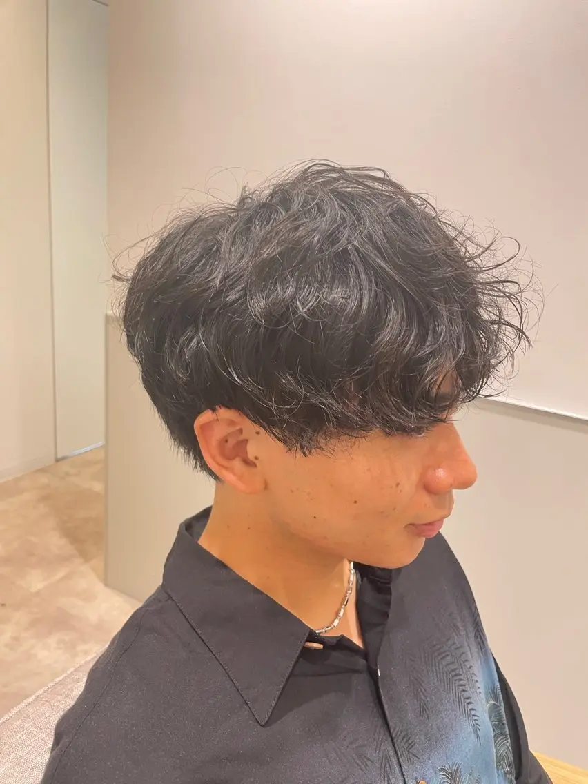 メンズ かねやす ゆなのヘアスタイル