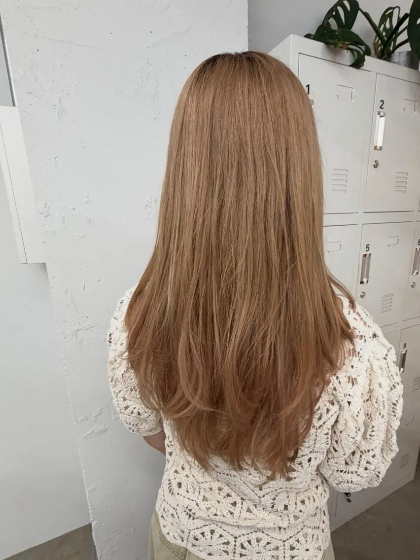 ロング レイヤーカット カット かすみ/名駅徒歩5分 /カットモデルのヘアスタイル