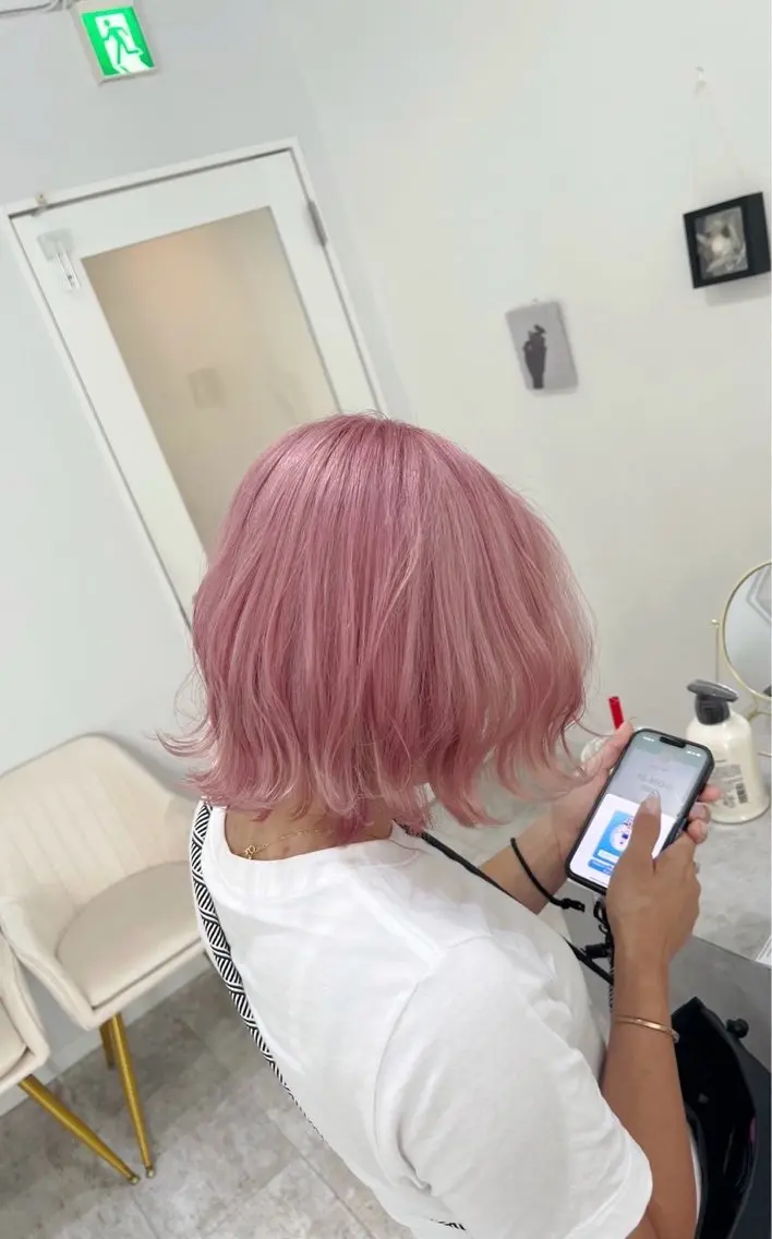 ショート カラー ベージュカラー ピンクカラー ピンクベージュ 指名数No.1 /NAOYAのヘアスタイル