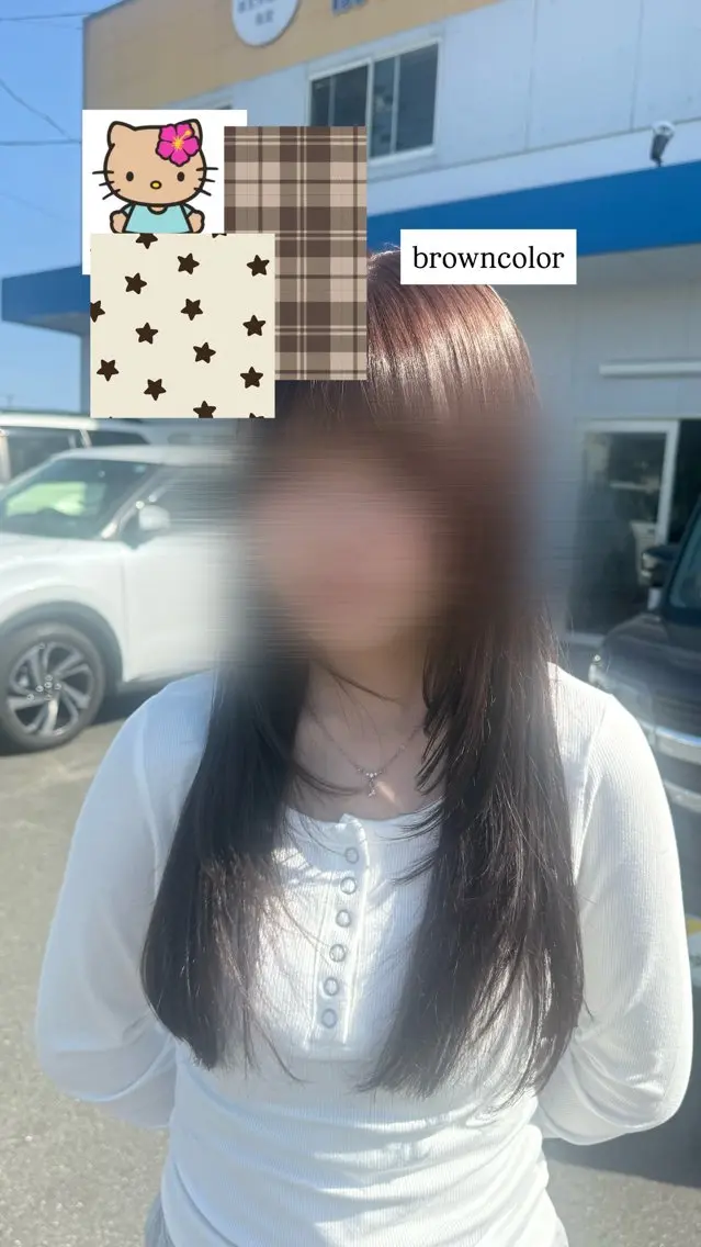 ロング カラー GRANDEUR 珠羽のヘアスタイル