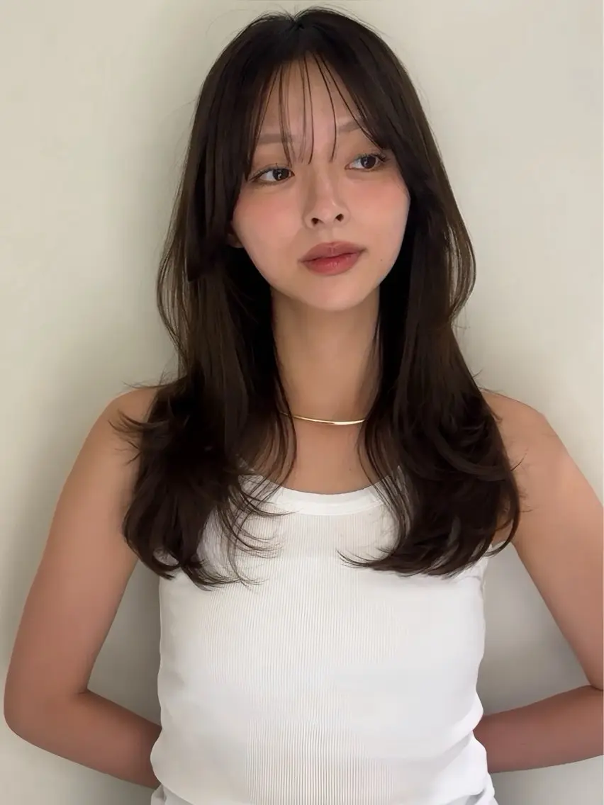 ロング ロングレイヤー レイヤーカット ロング カット 透明感カラー Lity🤍ྀིaiのヘアスタイル