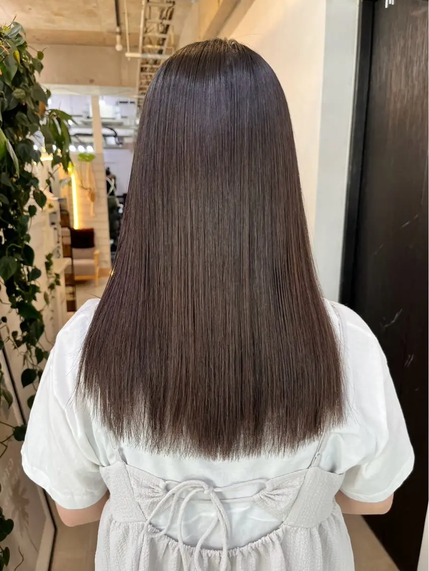 カラー あべ みゅうのヘアスタイル