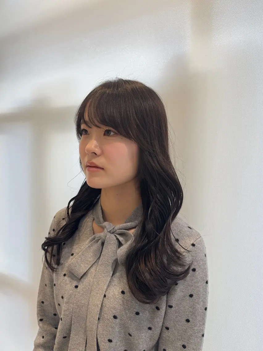 ロング カラー カット ヘアカラー レイヤーカット Y2K/𝓡𝓲𝓷のヘアスタイル