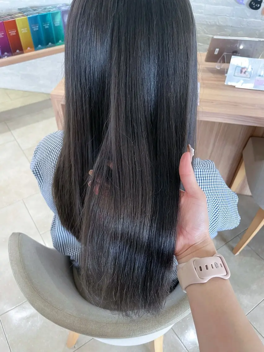 ロング カット ヘアカラー sora ♡のヘアスタイル