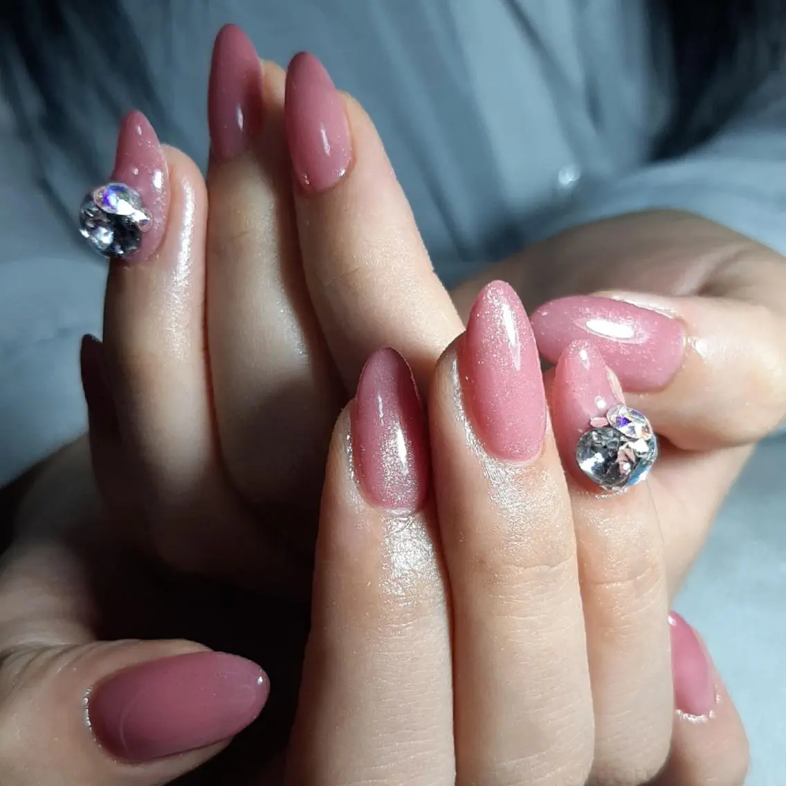ネイル セミロング ハンドネイル ネイリスト やましたのネイルデザイン