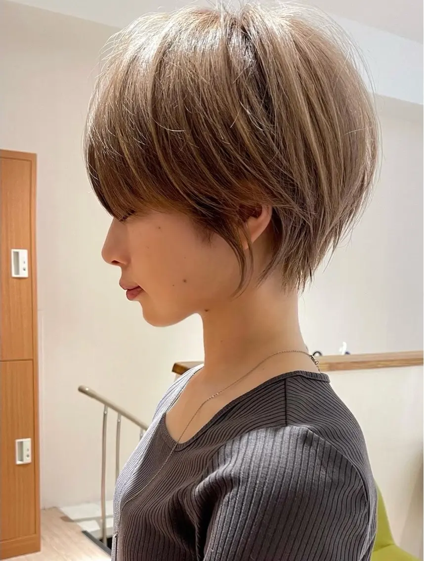 ショート 似合わせカット ショートヘア fitするカット♡/ 多幸感/ふうか◠‿◠のヘアスタイル