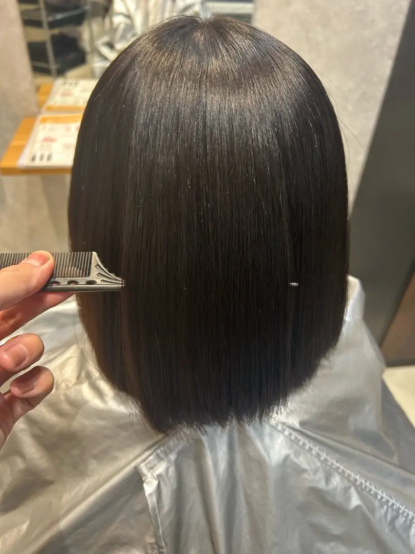 ミディアム 縮毛矯正 ✨髪質改善✨ 壱成✂️のヘアスタイル