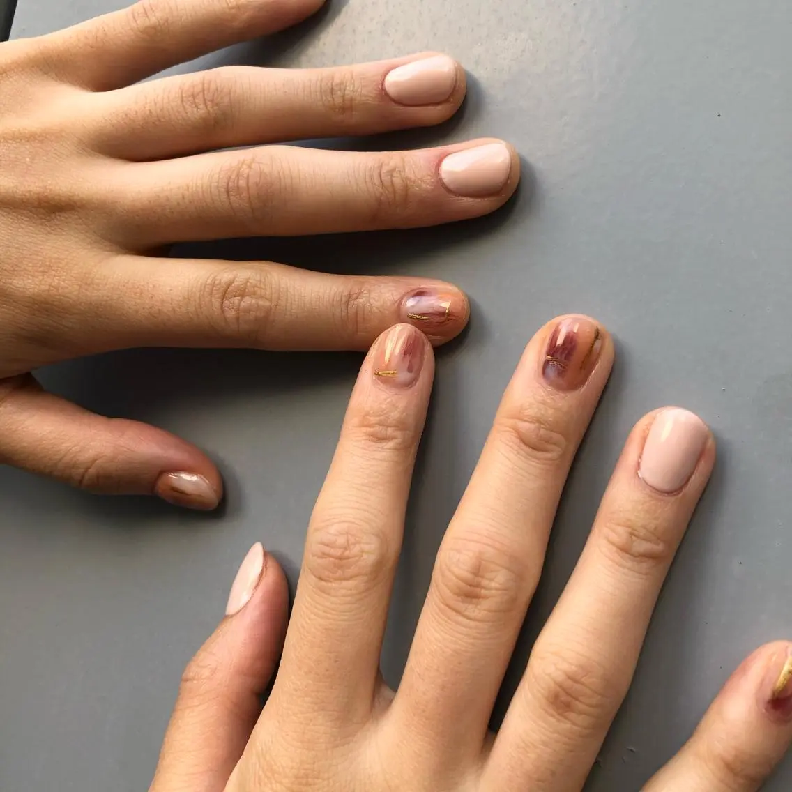 ネイル ニュアンスネイル shimizu yuuのネイルデザイン
