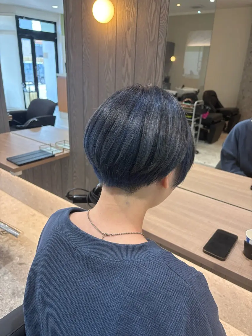 ショート カット ヘアカラー トリートメント EIGHT 野々市 イトウミサキのヘアスタイル