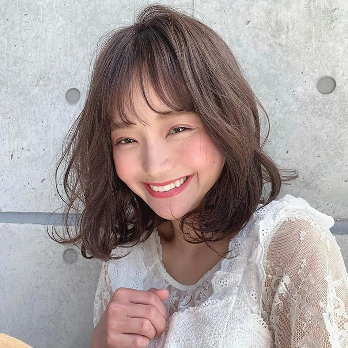 ミディアム カラー ヘアアレンジ *［公式］札幌アカデ ミー🪄モデル募集のヘアスタイル