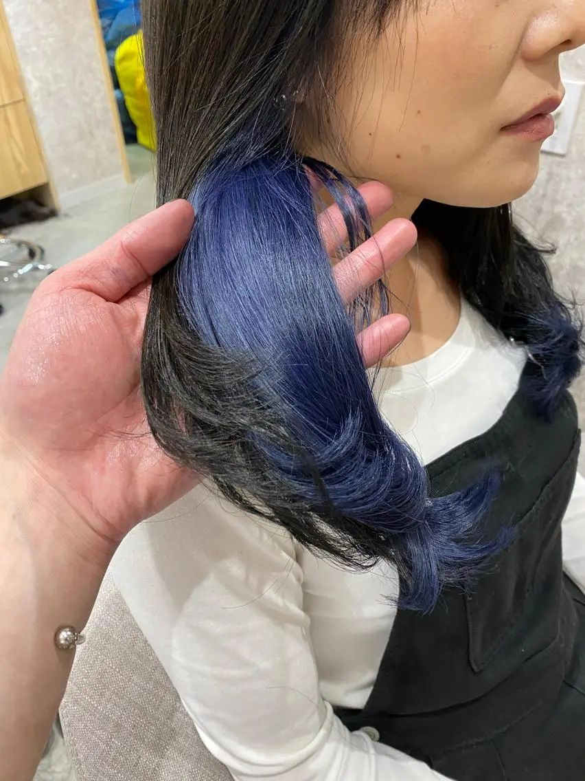 イヤリングカラー＋髪質再生《BYKARTE》Tr/超音波アイロンTrの写真