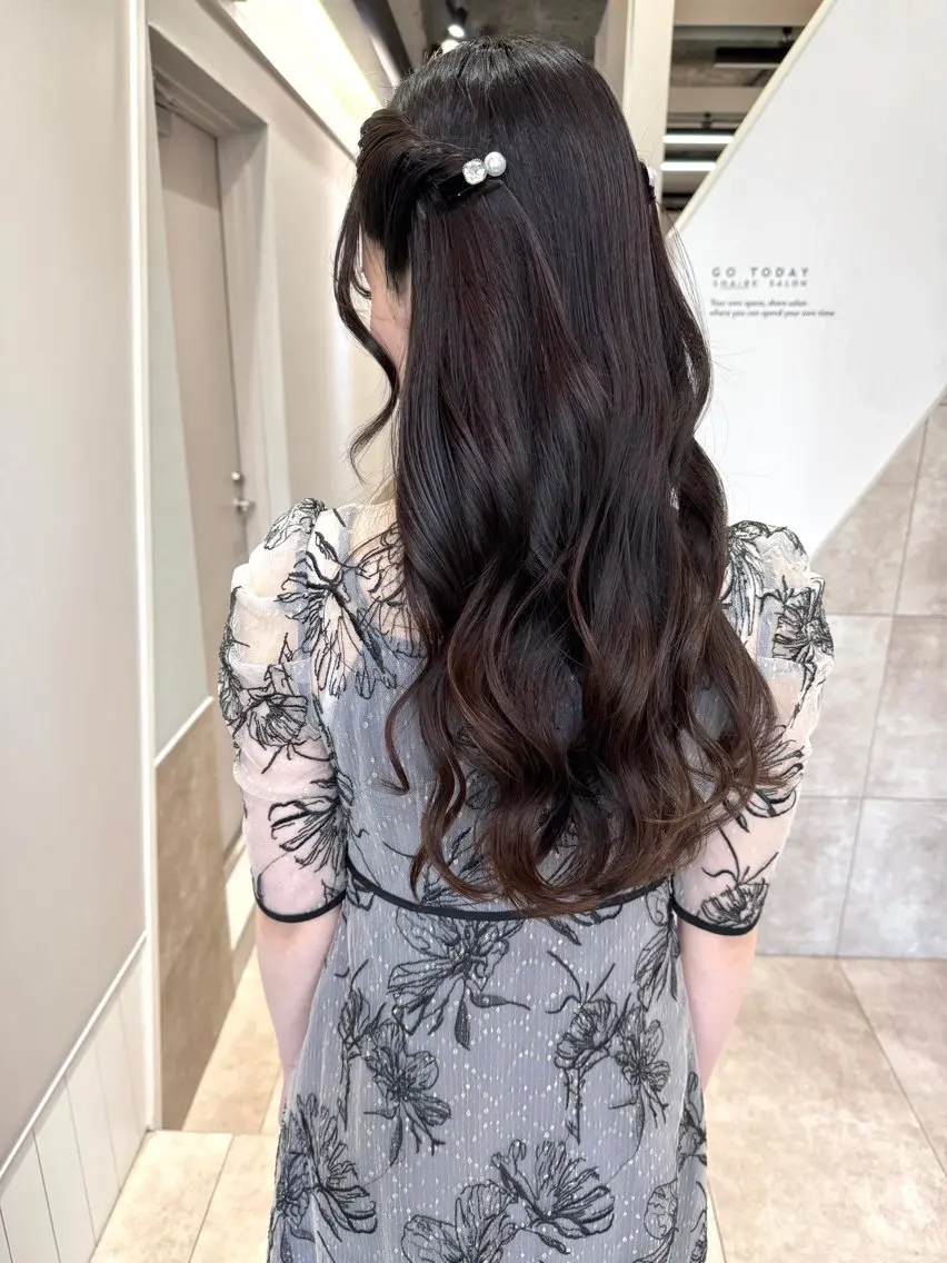 ロング ヘアセット 三輪 恭平のヘアスタイル