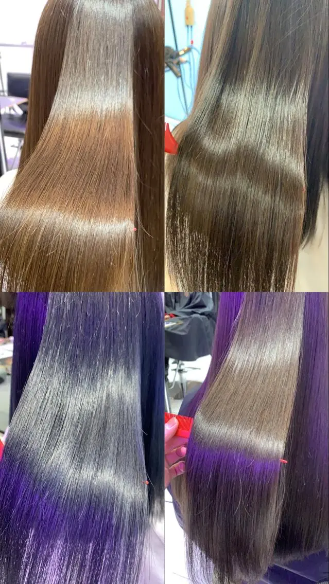 【❣️人気No.2❣️】🌟誰でも小顔似合わせカット+縮毛矯正 or コスメストレート+3Stepトリ-トメント付き🌟の写真