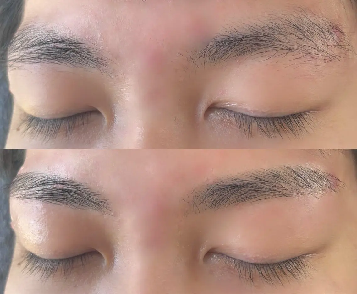 メンズ限定！！【似合わせ美眉/メイク時短】アイブロウwax＋眉毛 パーマの写真