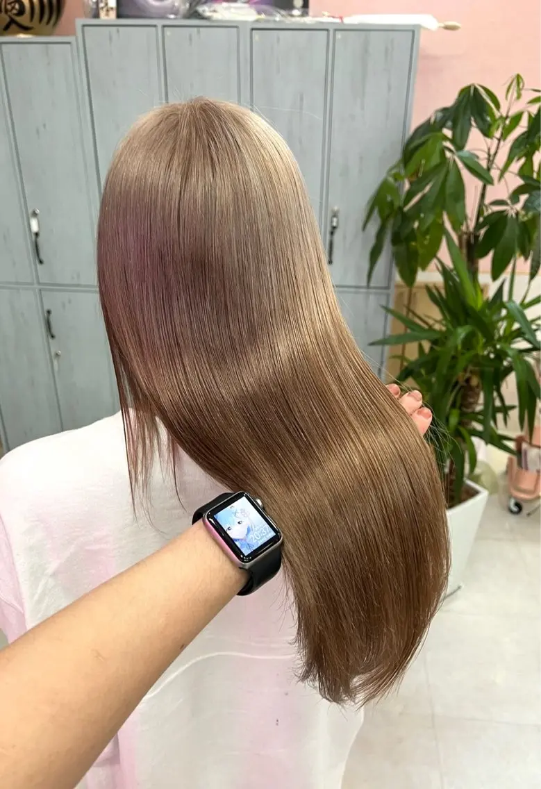 ロング カラー カット ヘアカラー トリートメント ブリーチ指名 No.1🦋KOKIのヘアスタイル