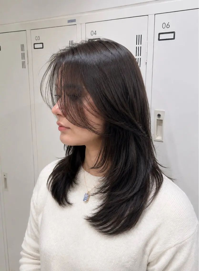 セミロング 【極上ツヤ髪矯正】 🪄🧚🏻あやののヘアスタイル