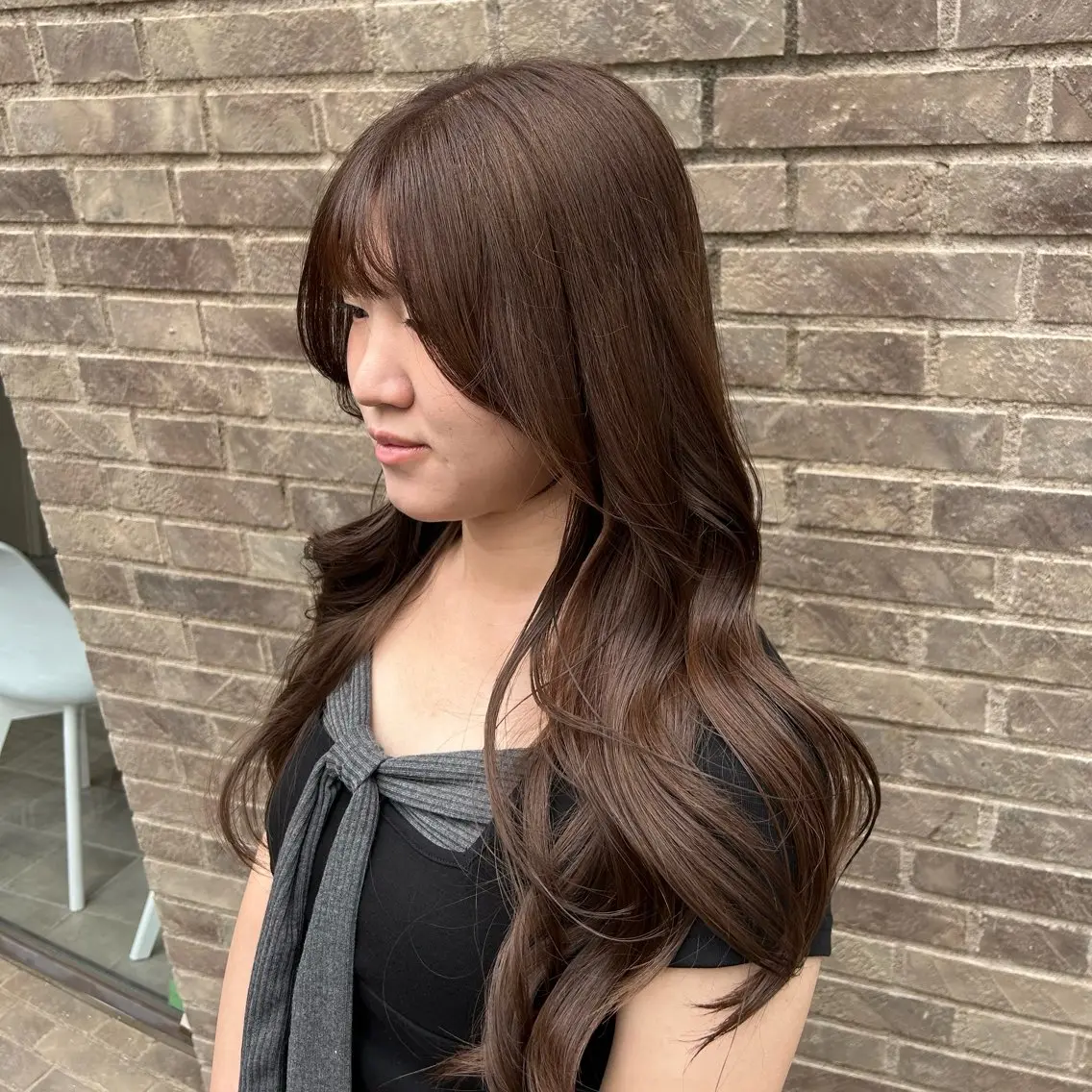 ロング ヘアカラー 似合わせカット&艶 カラー🤍ヒナタ🤍のヘアスタイル